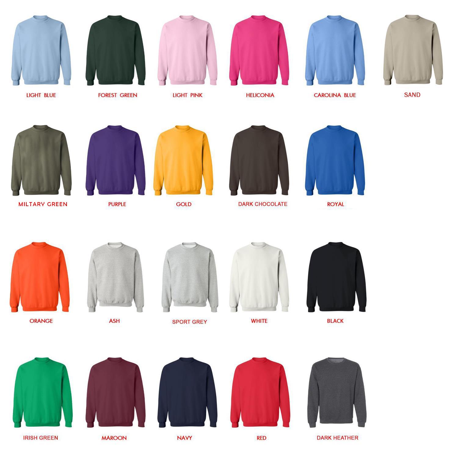 sweatshirt color chart - Tower Of God Store