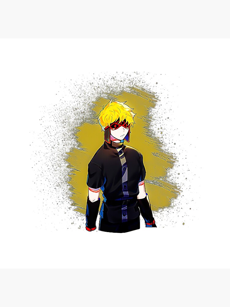 Tower Of God Yellow Energy Style Tapestry - Image 2