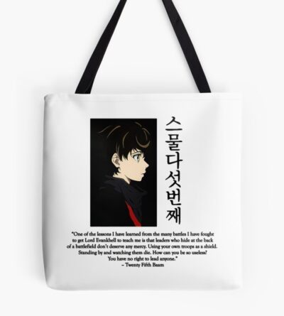 Baam Tower Of God Anime Quote Tote Bag