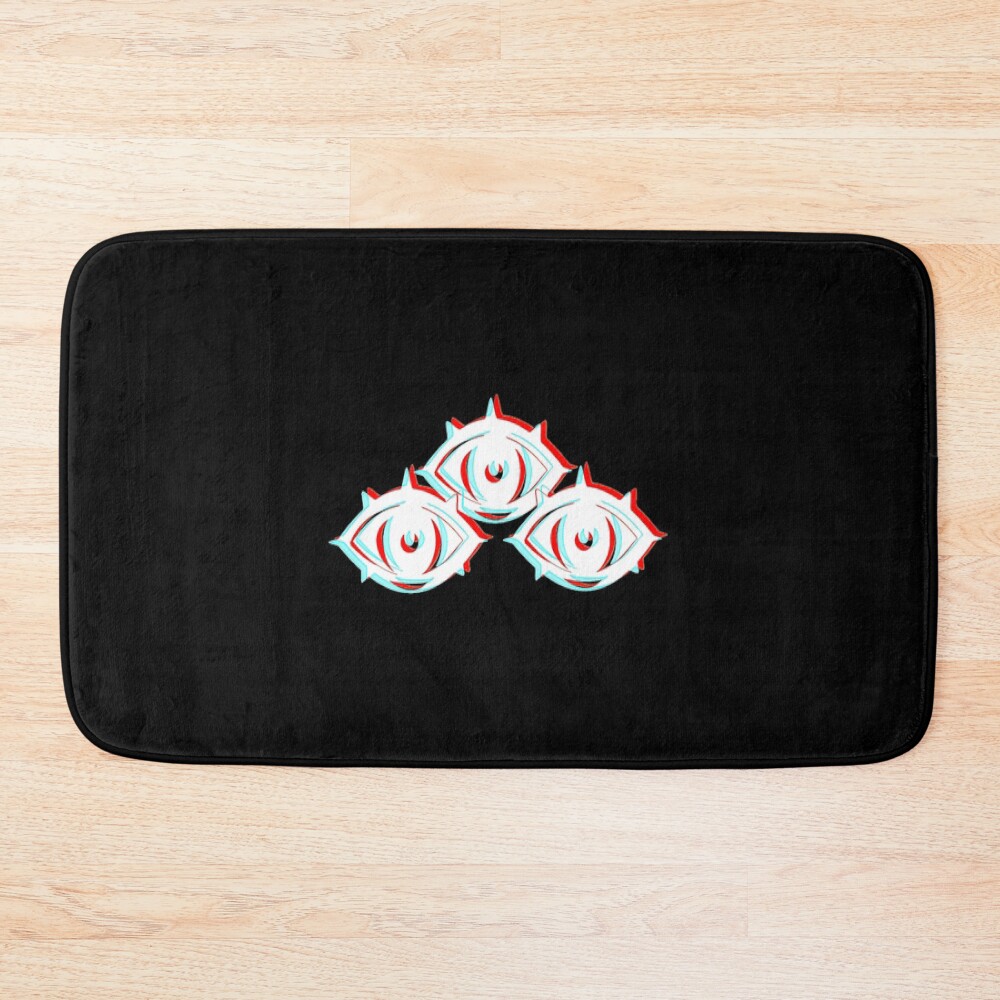 Tower Of God Triple Eyes Symbol Bath Mat