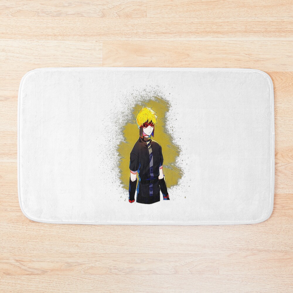 Tower Of God Yellow Energy Style Bath Mat