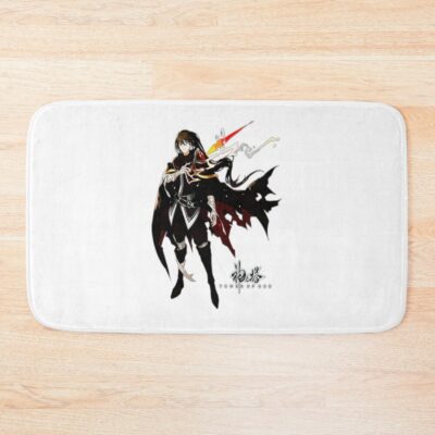 Tower Of God Black Outfit Warrior Bath Mat