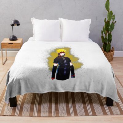Tower Of God Yellow Energy Style Throw Blanket