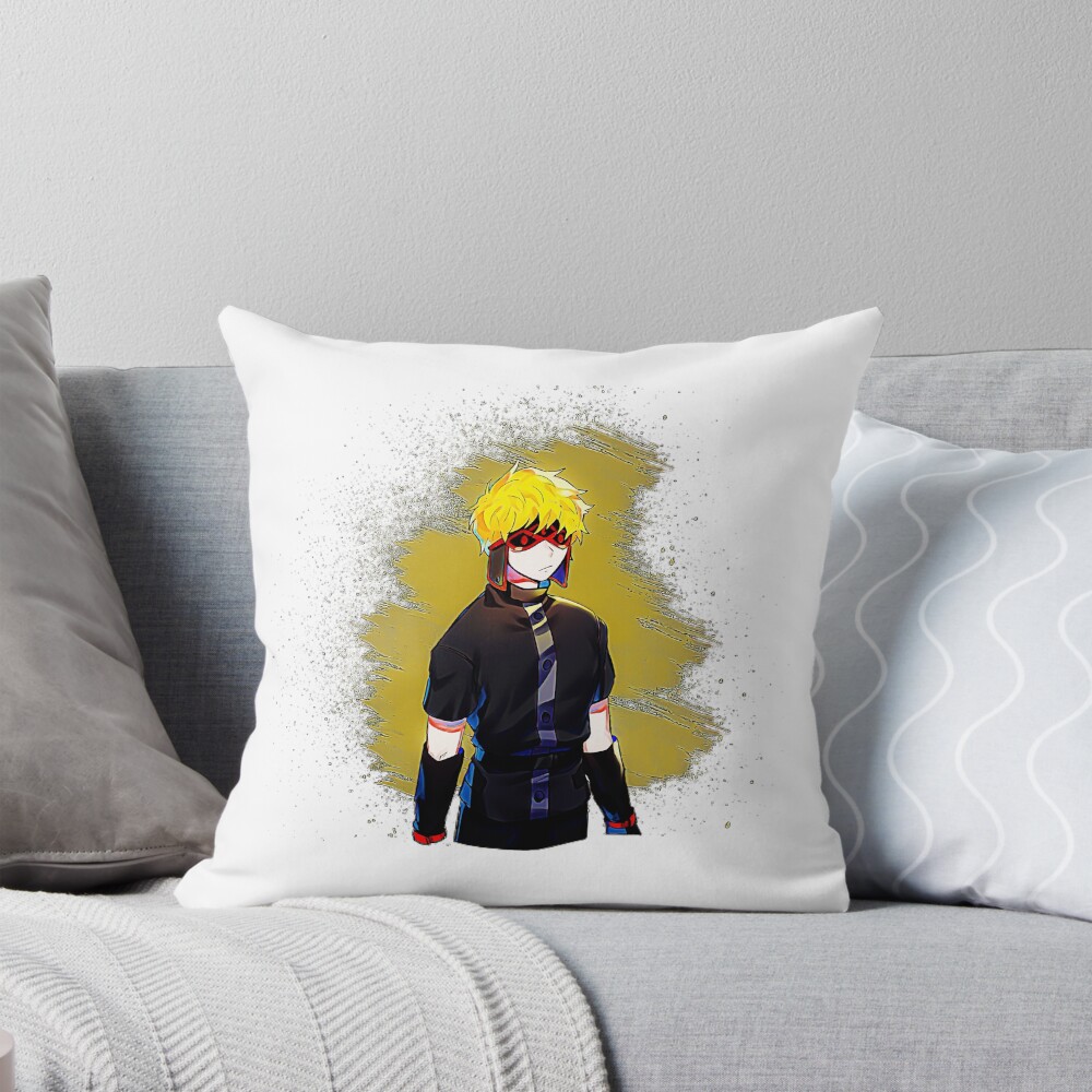 Tower Of God Yellow Energy Style Throw Pillow